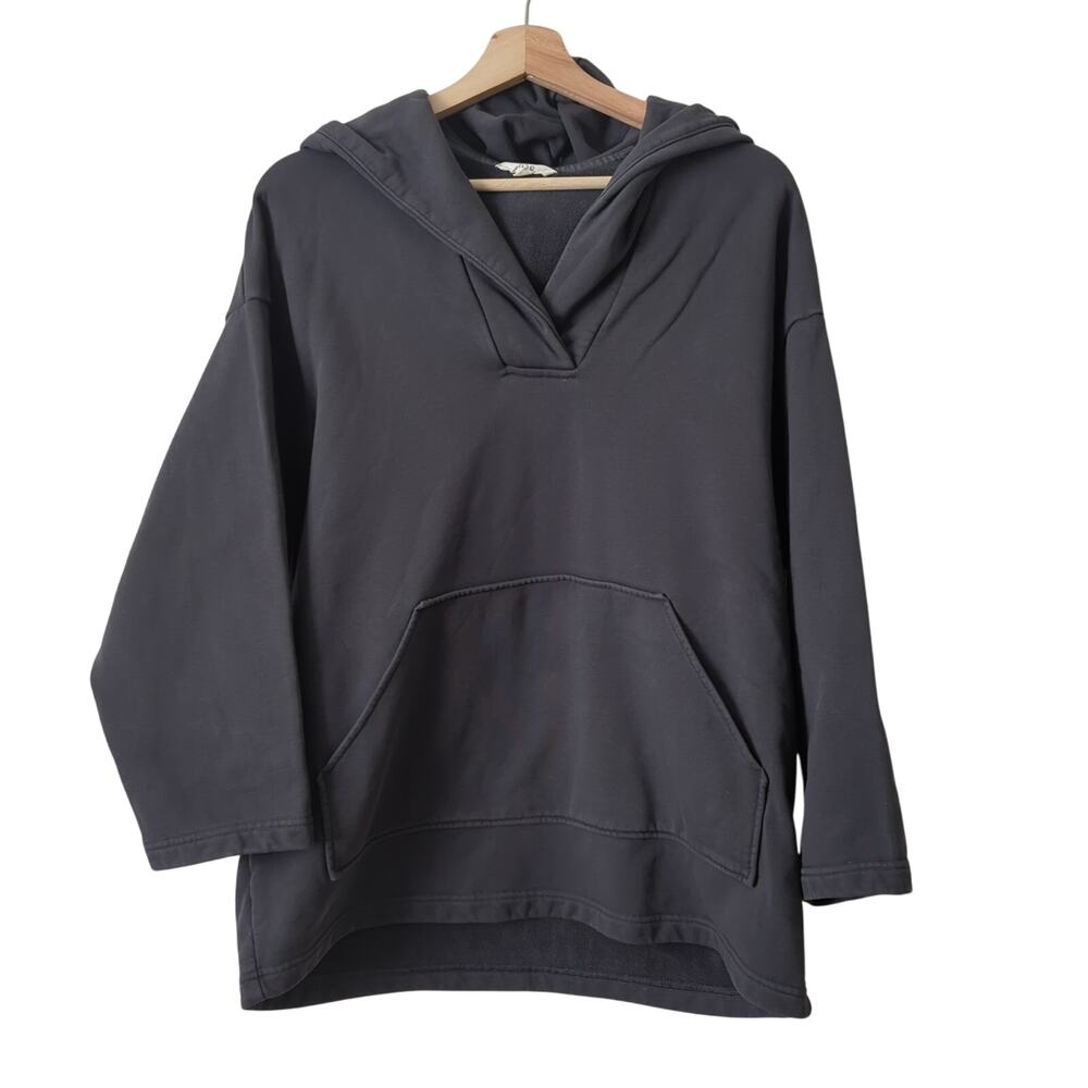 Nap Loungewear Hoodie Sweatshirt Womens Small Gray‎ Oversize Lounge Cozy Cotton